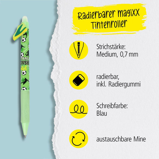 Gelschreiber magiXX Fun Game Over radierbar blau 0,7mm