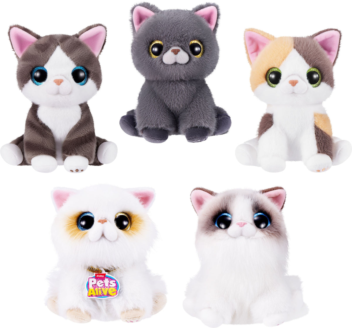 ZURU Pets Alive Smitten Kittens Serie 2 – 1 von 5, zufällig