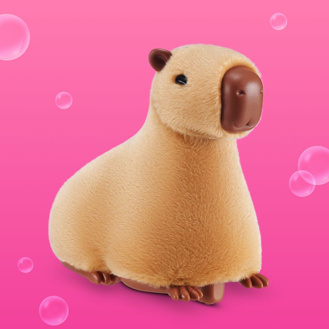 ZURU Pets Alive Mommy Capybara & Baby Surprise, 2–4 Babys zufällig