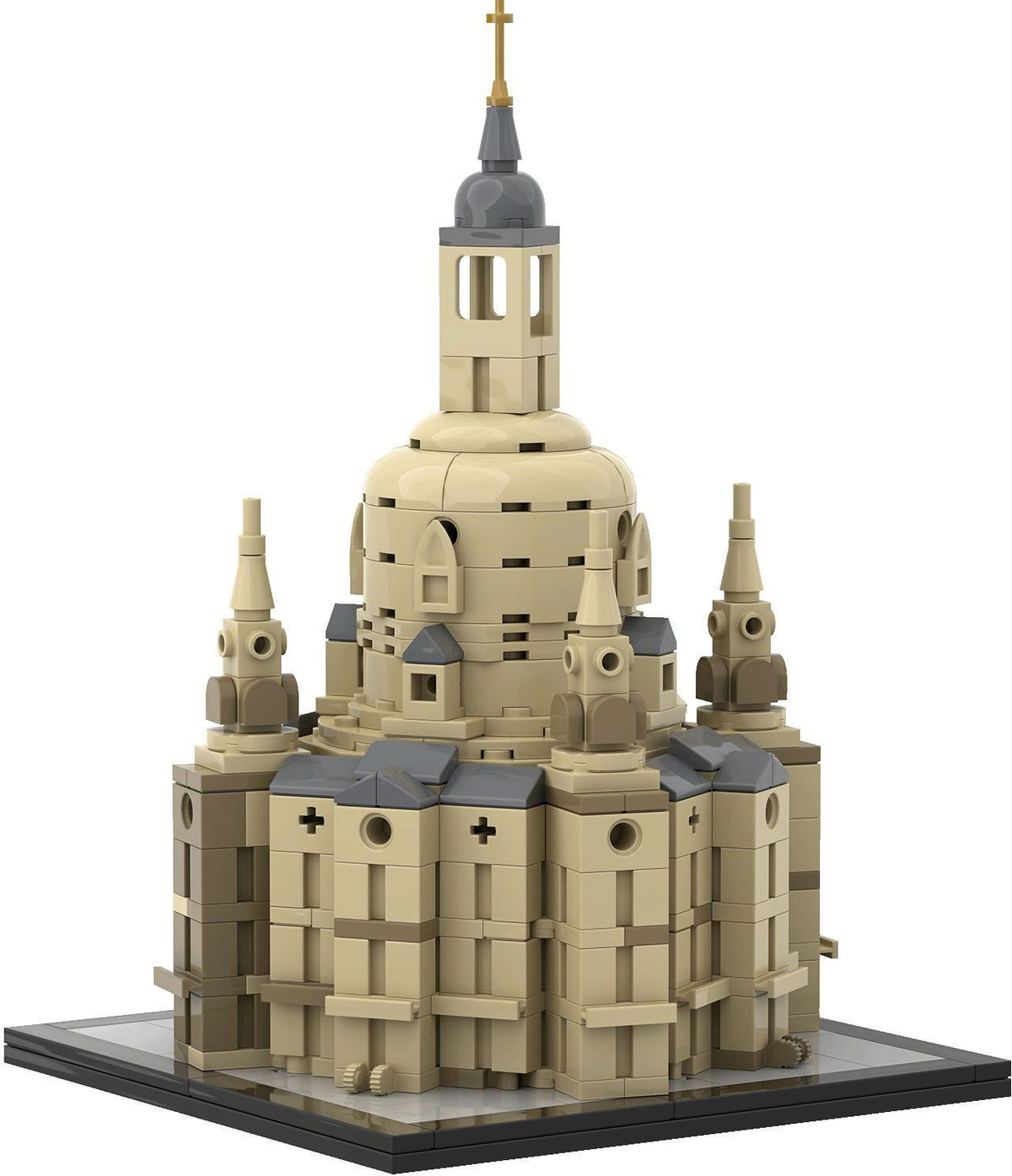 BRIXIES Plus Frauenkirche Dresden – 374 Teile, klein