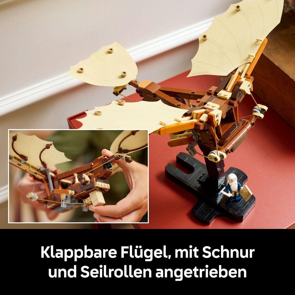 LEGO Icons 10363 Leonardo da Vincis Fluggerät, 493 Teile