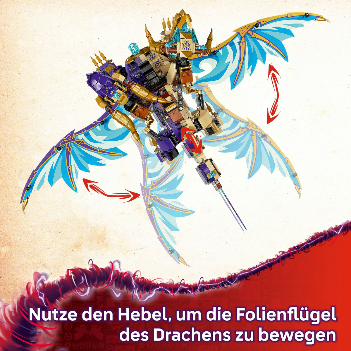 LEGO NINJAGO Lichtbogendrache 71836 mit 869 Teilen