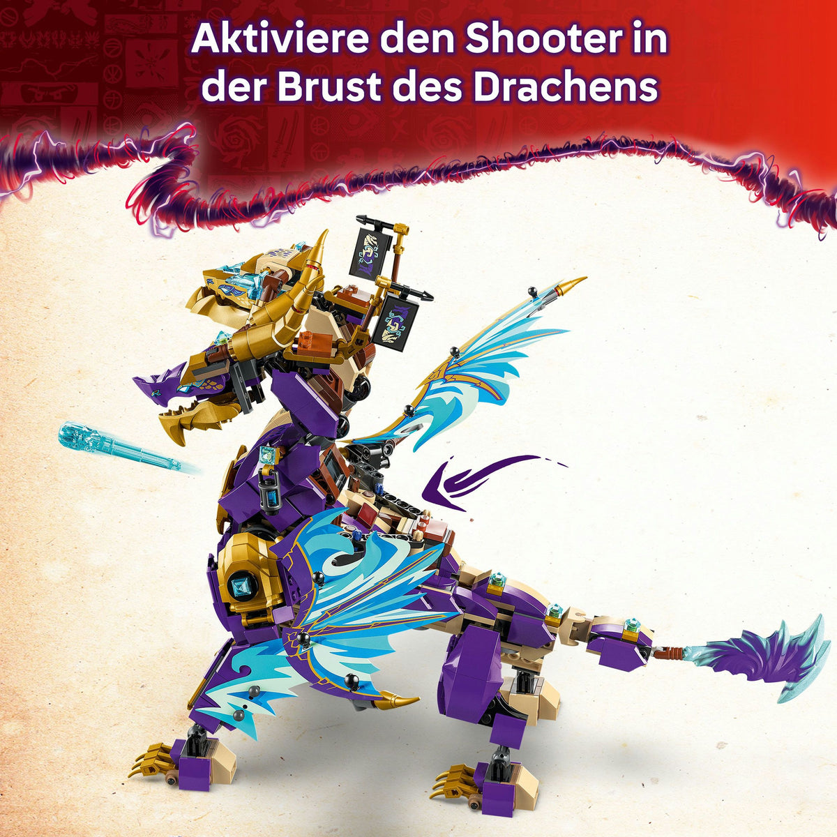LEGO NINJAGO Lichtbogendrache 71836 mit 869 Teilen