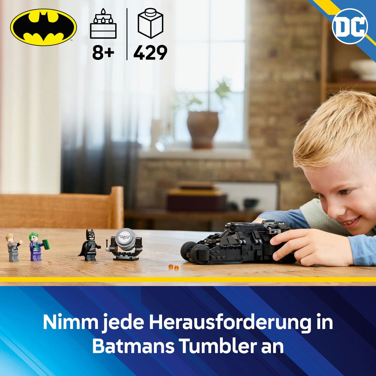 LEGO DC Batman Tumbler vs. Two-Face & The Joker 76303, 429 Teile