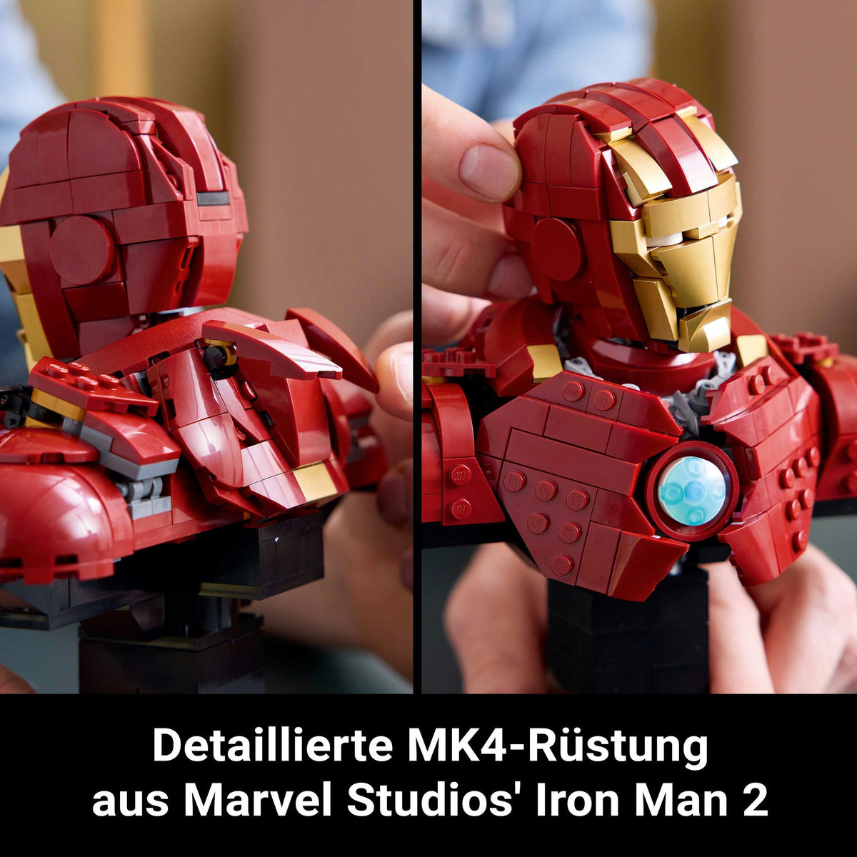 LEGO Marvel Iron Man MK4 Büste 76327, 436 Teile