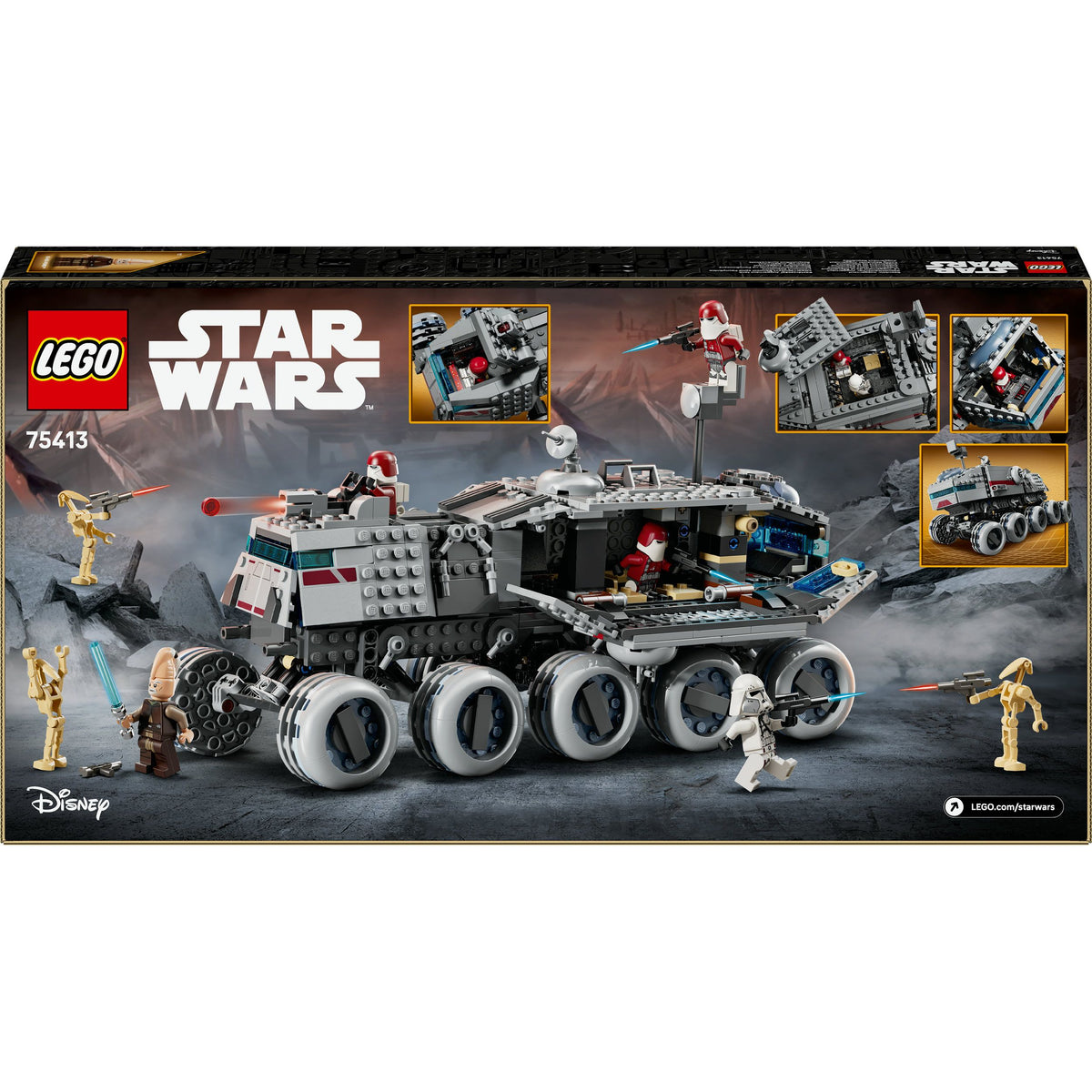 LEGO Star Wars Republikanischer Juggernaut 75413, 813 Teile