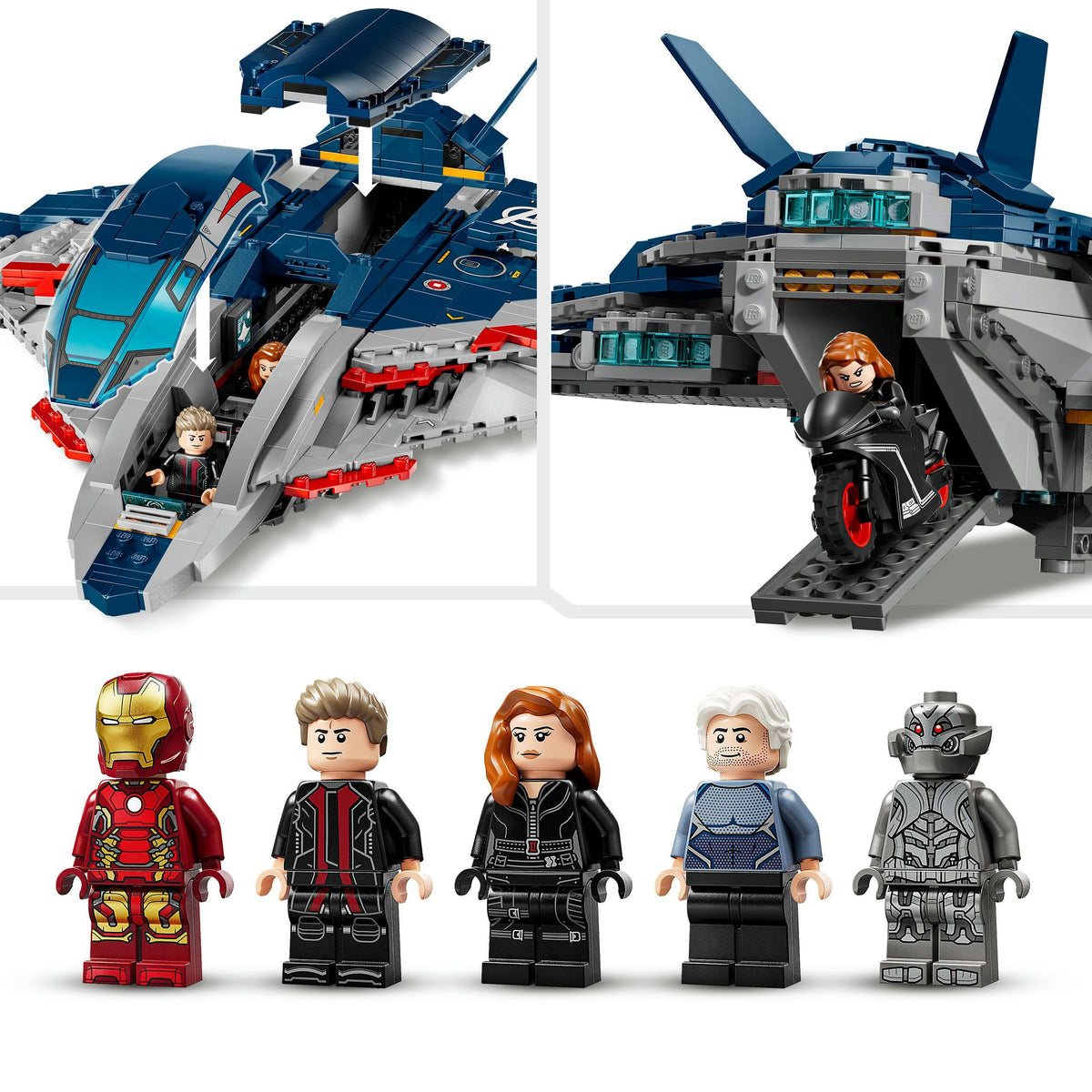 LEGO Marvel Avengers: Age of Ultron Quinjet 76325, 1.131 Teile