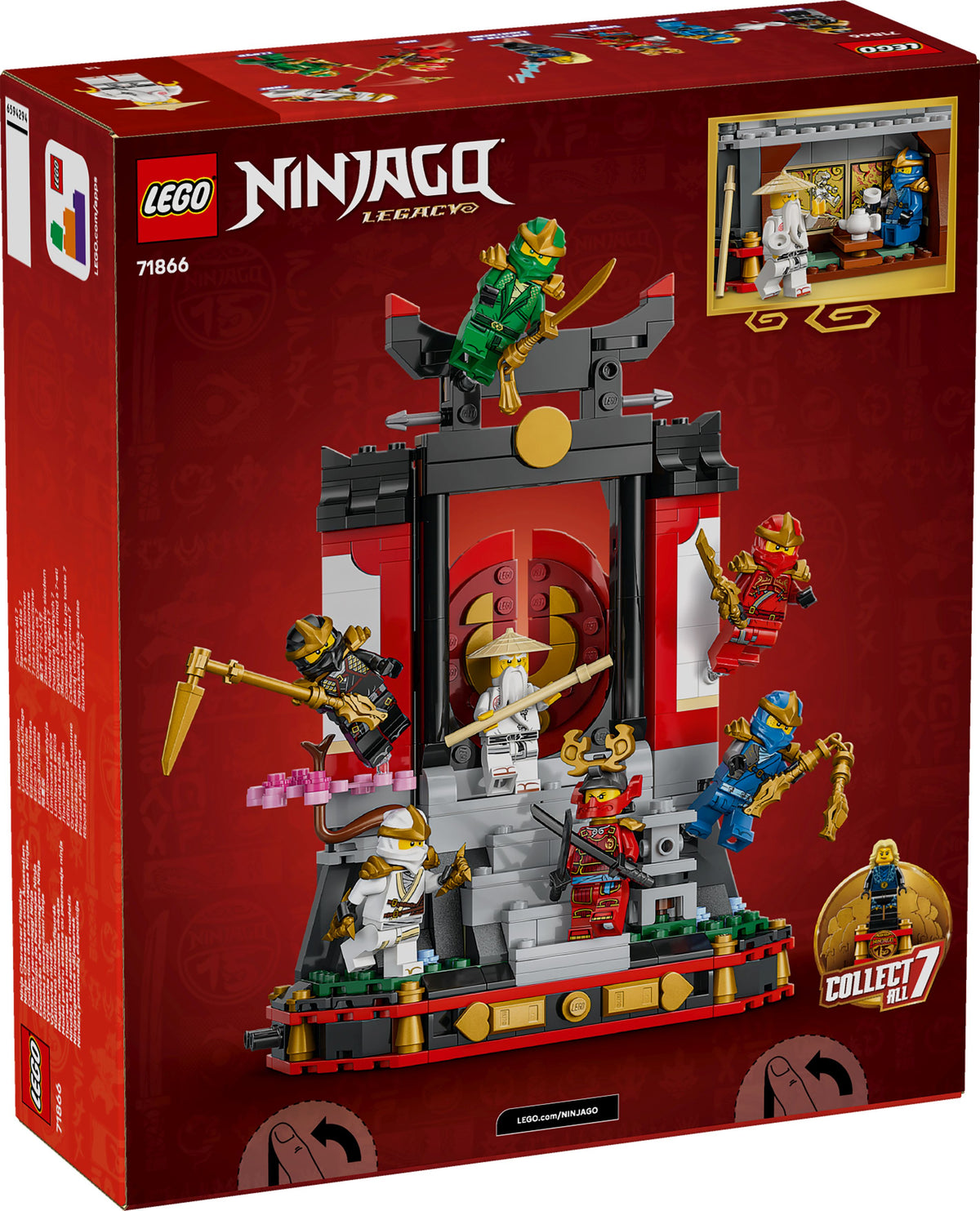 LEGO NINJAGO Ninja-Charaktere zum Ausstellen 71866 – 447 Teile