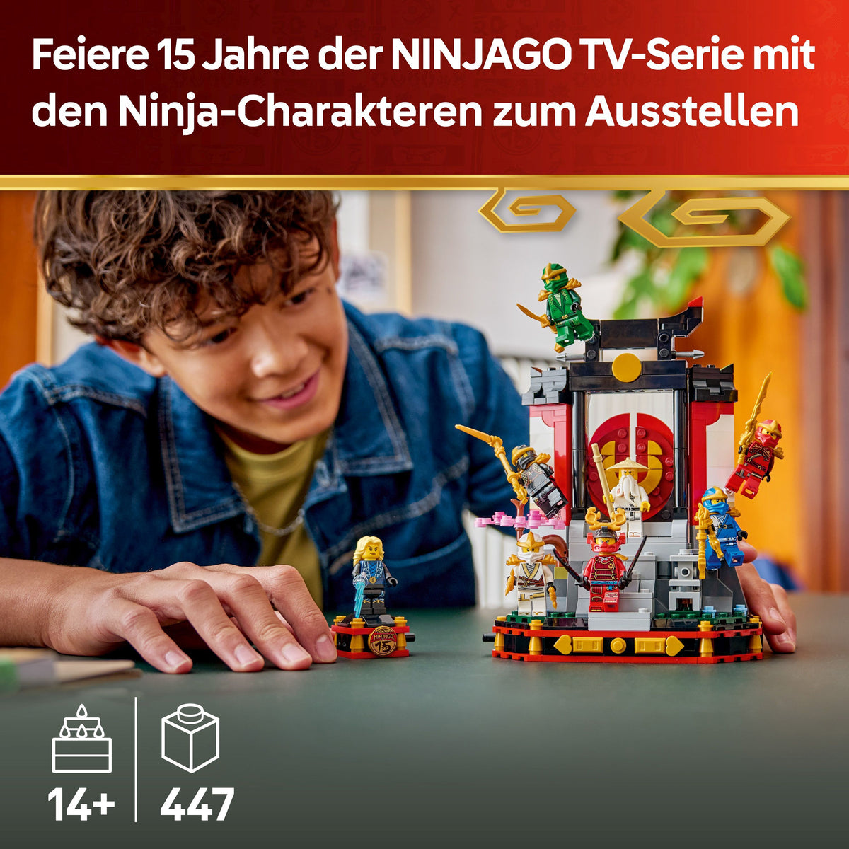 LEGO NINJAGO Ninja-Charaktere zum Ausstellen 71866 – 447 Teile
