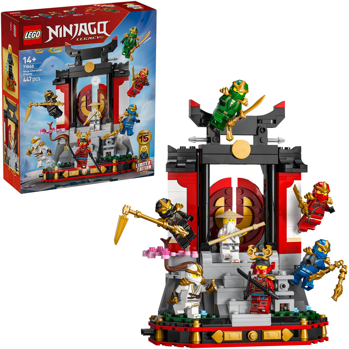LEGO NINJAGO Ninja-Charaktere zum Ausstellen 71866 – 447 Teile