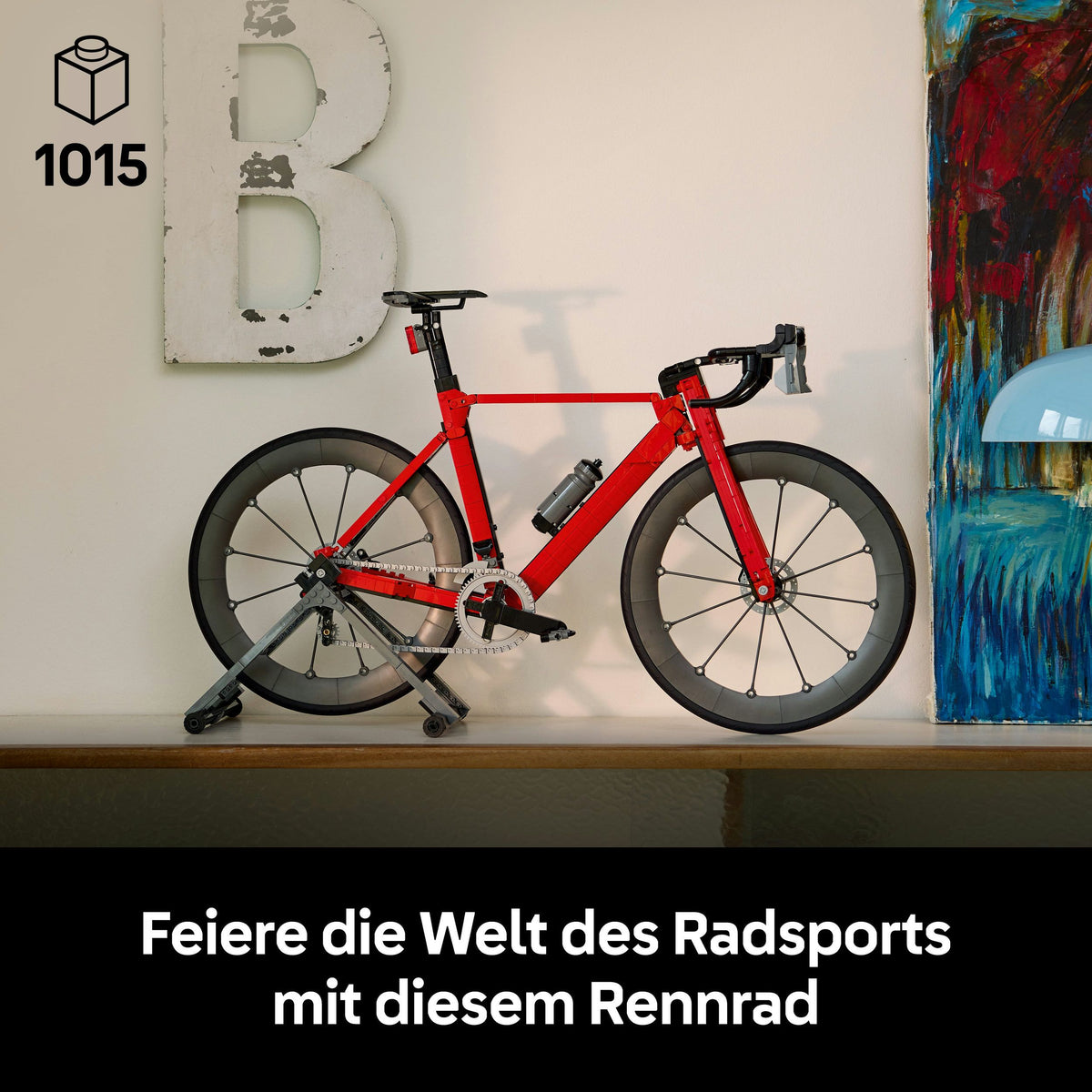 LEGO Icons 11380 Rennrad – 1.015 Teile für Erwachsene