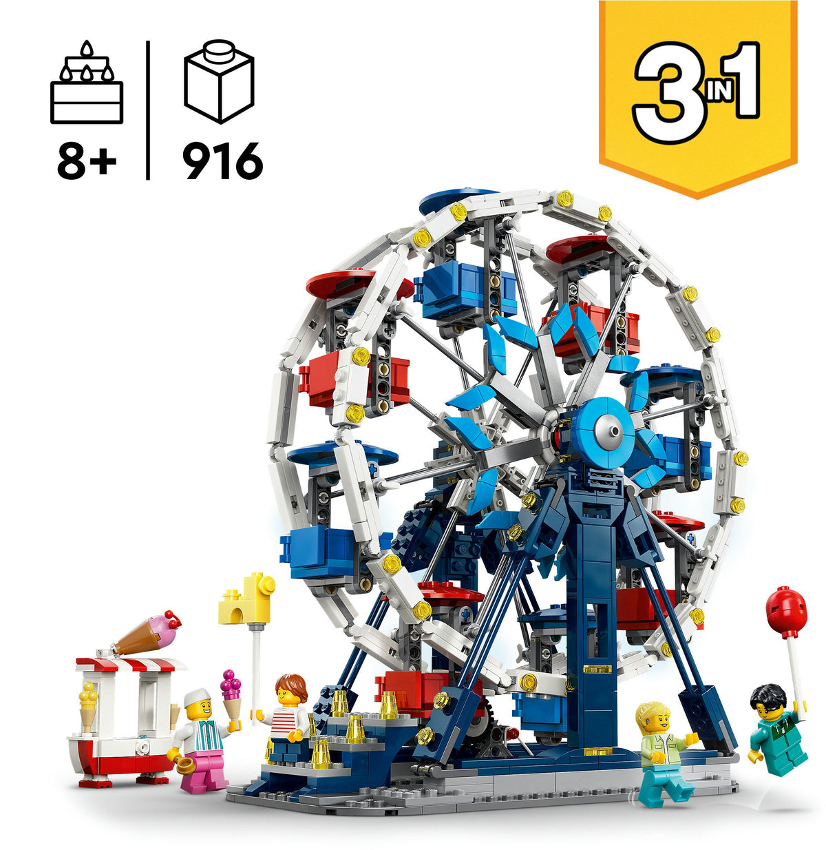 LEGO Creator 3-in-1 31389 Legendäres Riesenrad – 916 Teile
