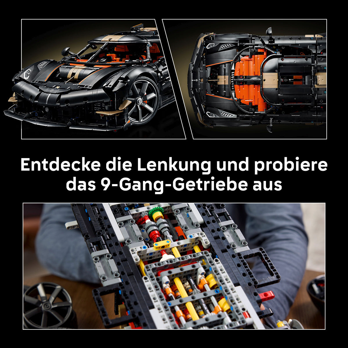 LEGO Technic Koenigsegg Sadair’s Spear Hypercar, 4.104 Teile