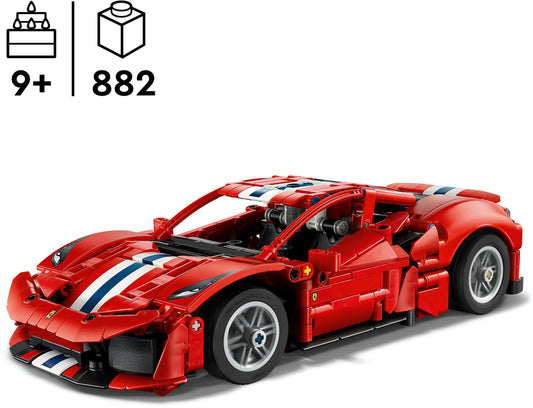 LEGO Technic Ferrari 488 Pista 42235, 882 Teile