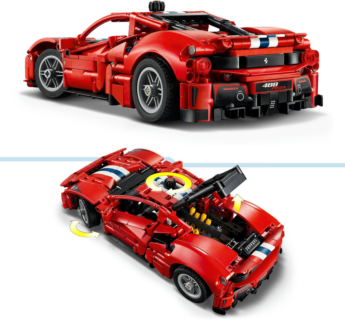 LEGO Technic Ferrari 488 Pista 42235, 882 Teile