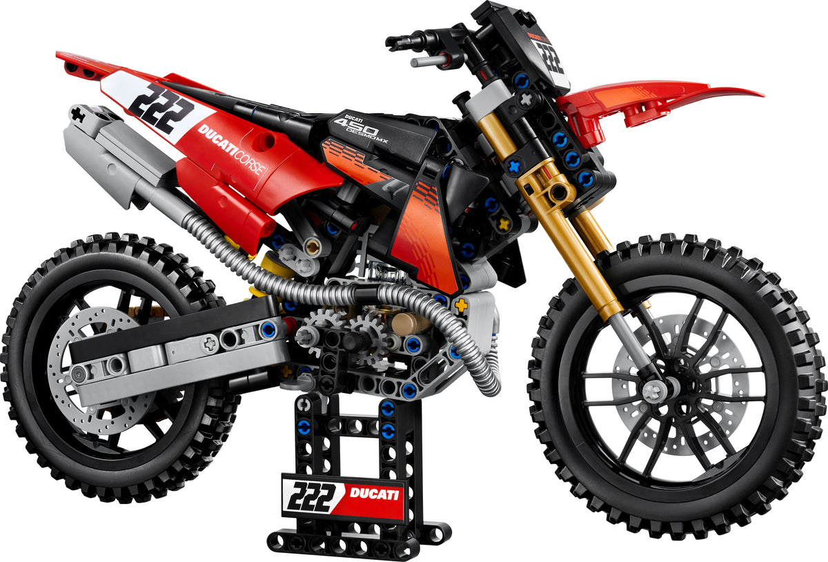 LEGO Technic Ducati Desmo450 MX Motorrad 42238 | 457 Teile