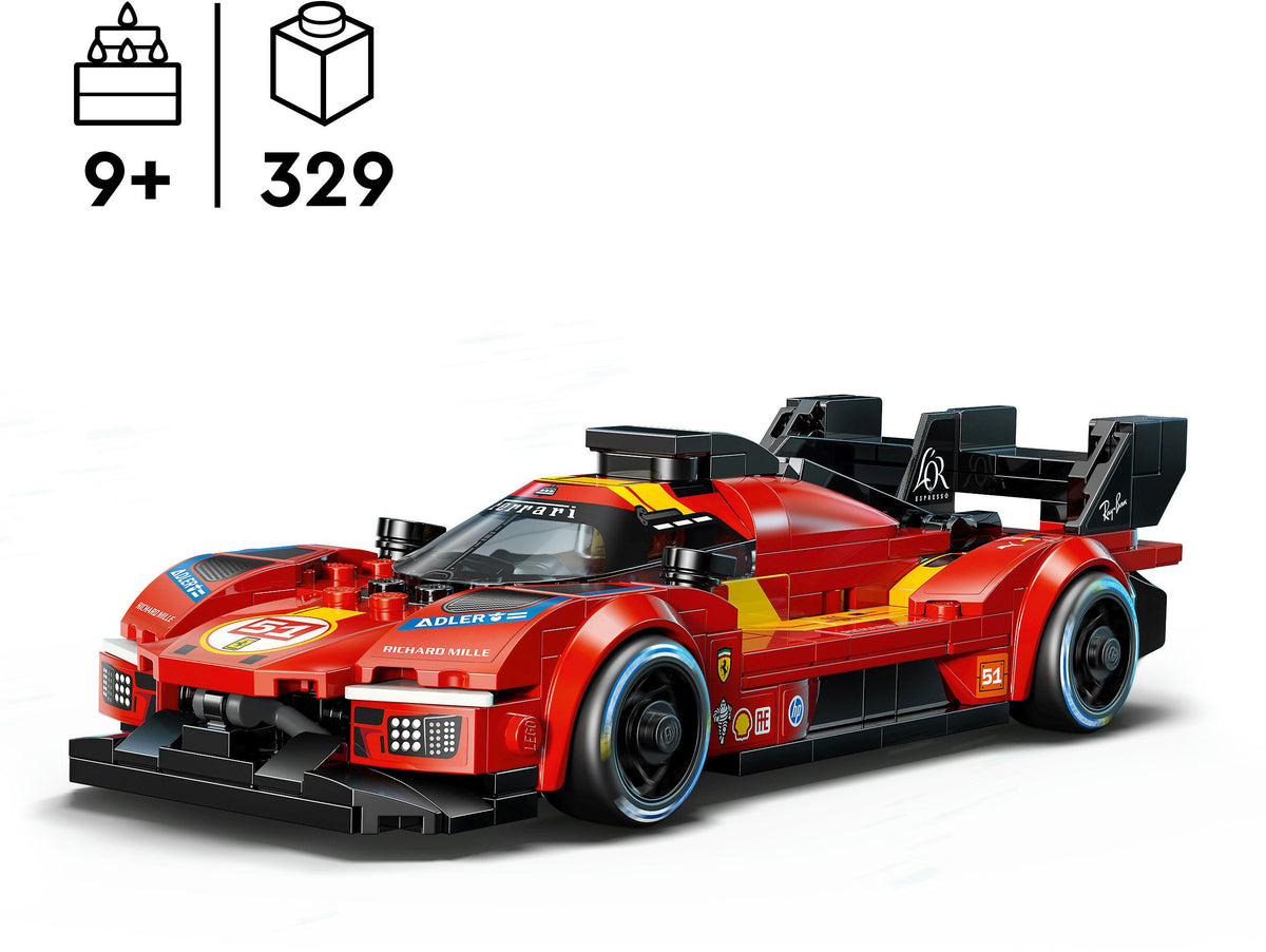 LEGO Speed Champions 77261 Ferrari 499P Rennwagen