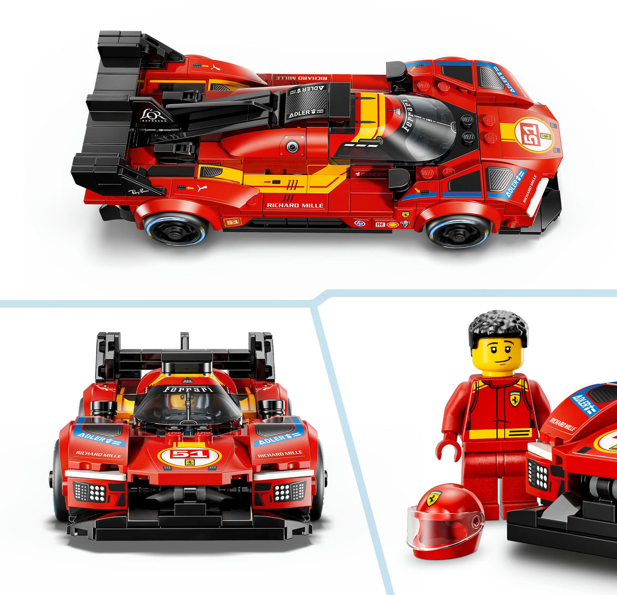 LEGO Speed Champions 77261 Ferrari 499P Rennwagen