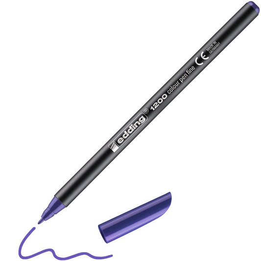 edding 1200 colourpen Fasermaler violett – 1 mm
