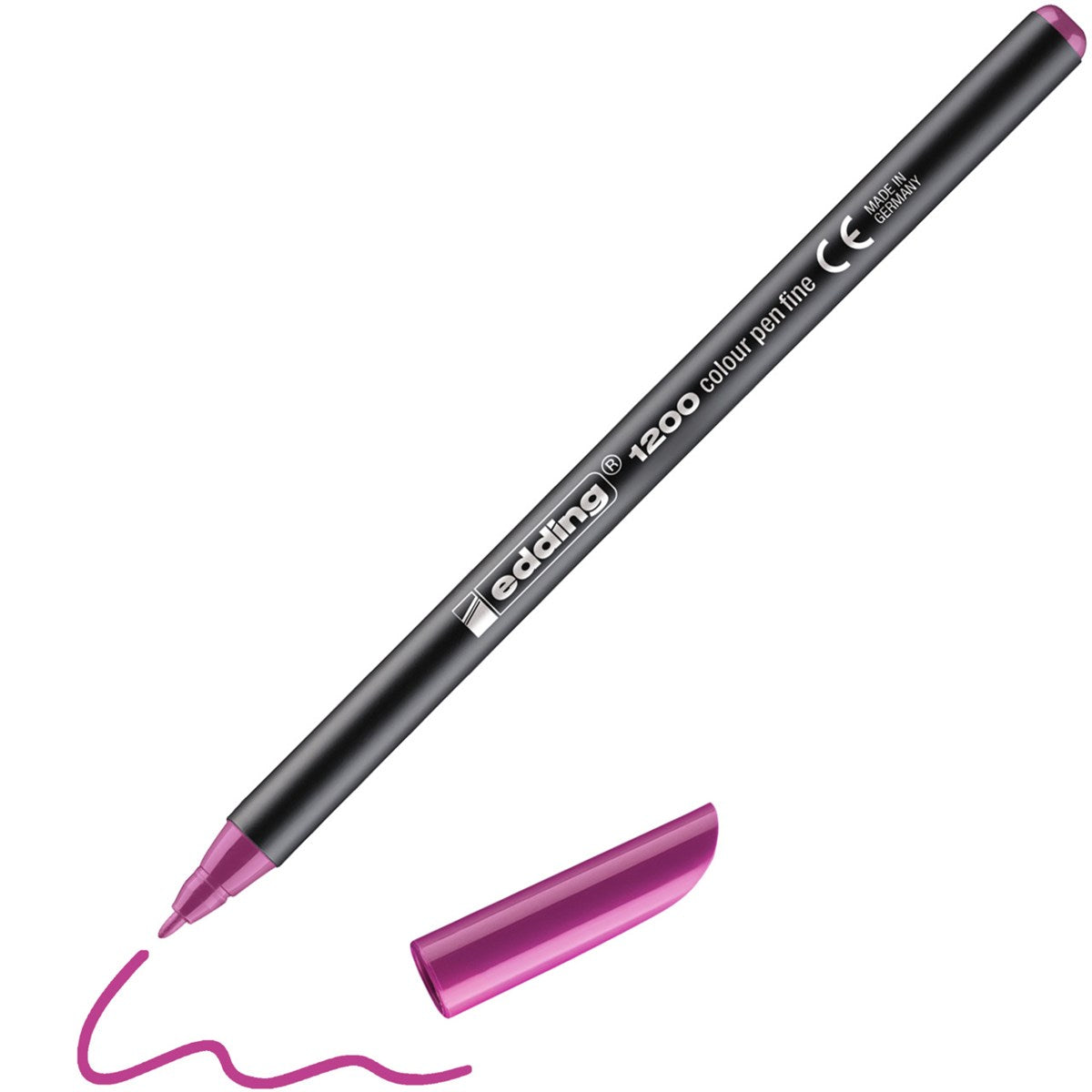 edding 1200 colourpen Fasermaler rot-violett – 1 mm