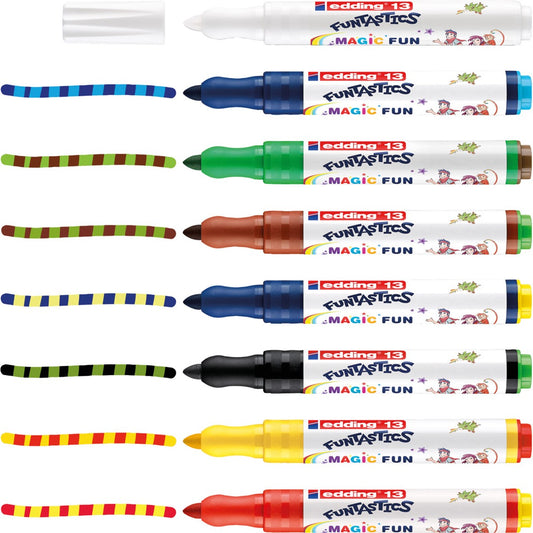 edding 13 Funtastics Magic Fun Fasermaler 8er-Set für Kinder