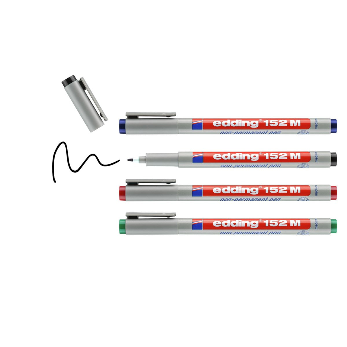 edding 152 M Folienschreiber non-permanent 4er-Set