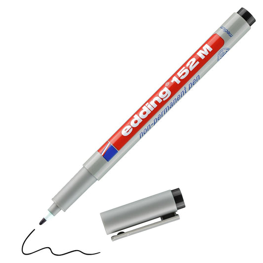 edding 152 M Folienschreiber Schwarz – Non-Permanent 1 mm