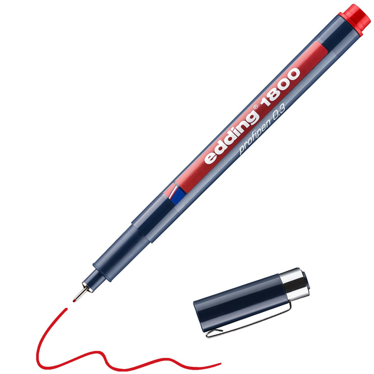 edding 1800 Profipen 0,3 mm – rot, Faserzeichner