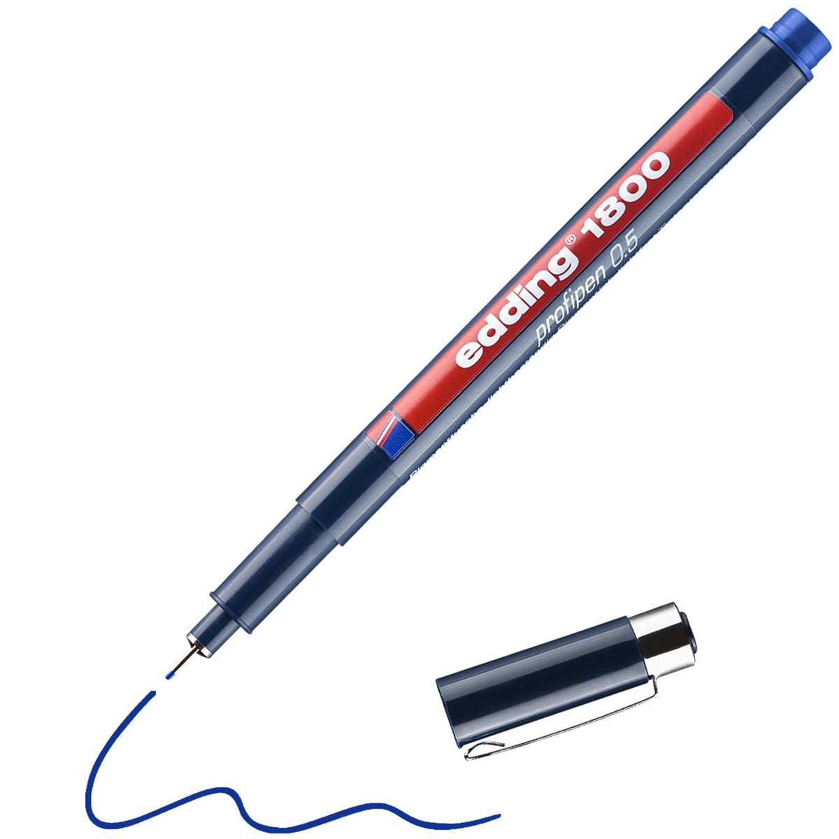 edding 1800 Profipen 0,5 mm – blau, Faserzeichner