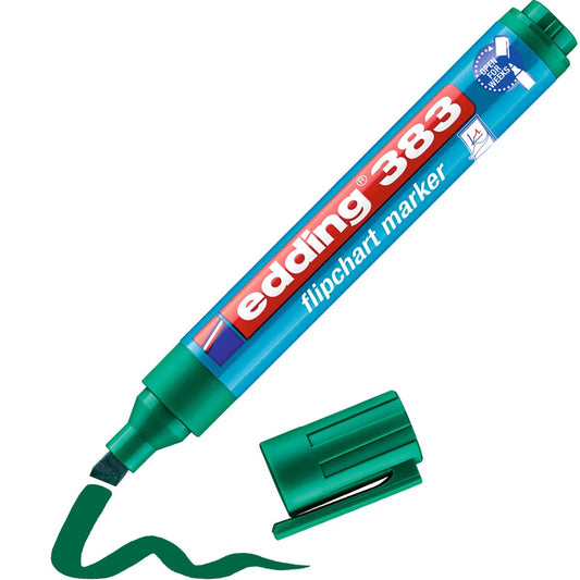 edding 383 Flipchartmarker grün – Keilspitze, 1-5 mm