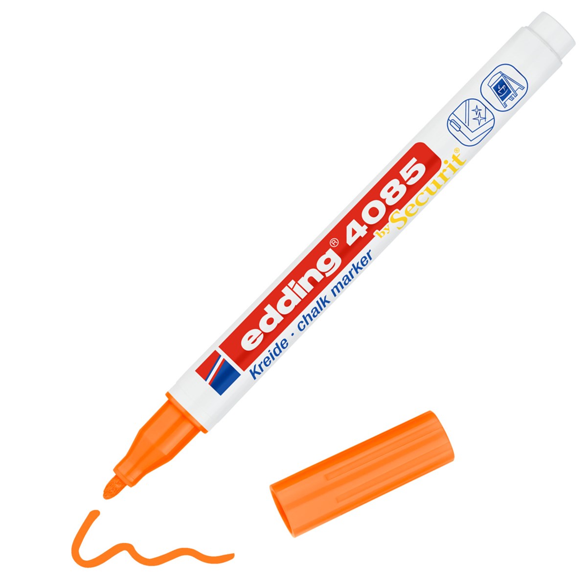 edding 4085 Kreidemarker – neonorange, 1–2 mm