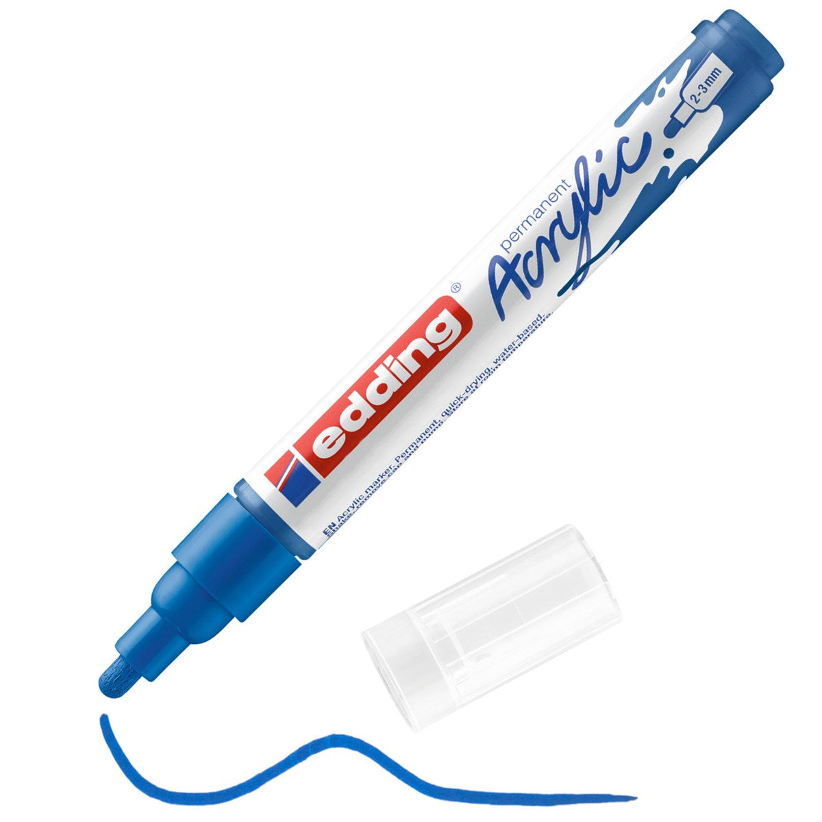 edding 5100 Acrylmarker mittel – enzianblau 2–3 mm