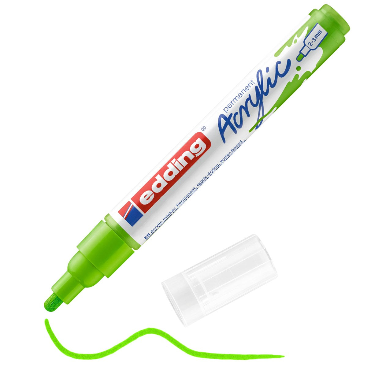 edding 5100 Acrylmarker mittel – gelbgrün 2–3 mm