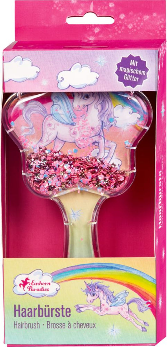 Haarbürste Einhorn-Paradies – Glitter & sanfte Borsten