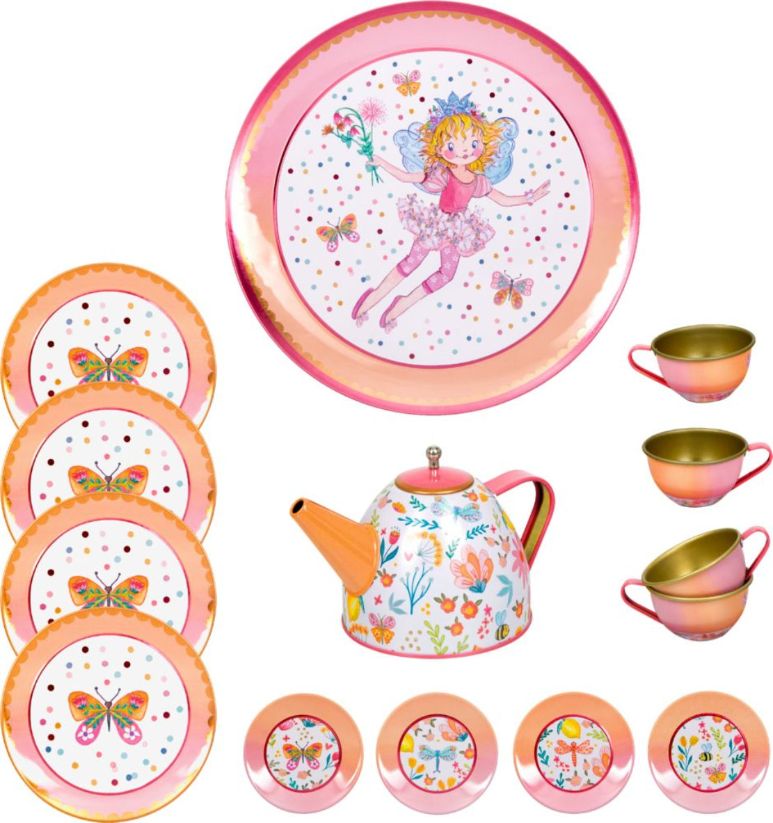 Spielgeschirr Prinzessin Lillifee Metall – Die Spiegelburg