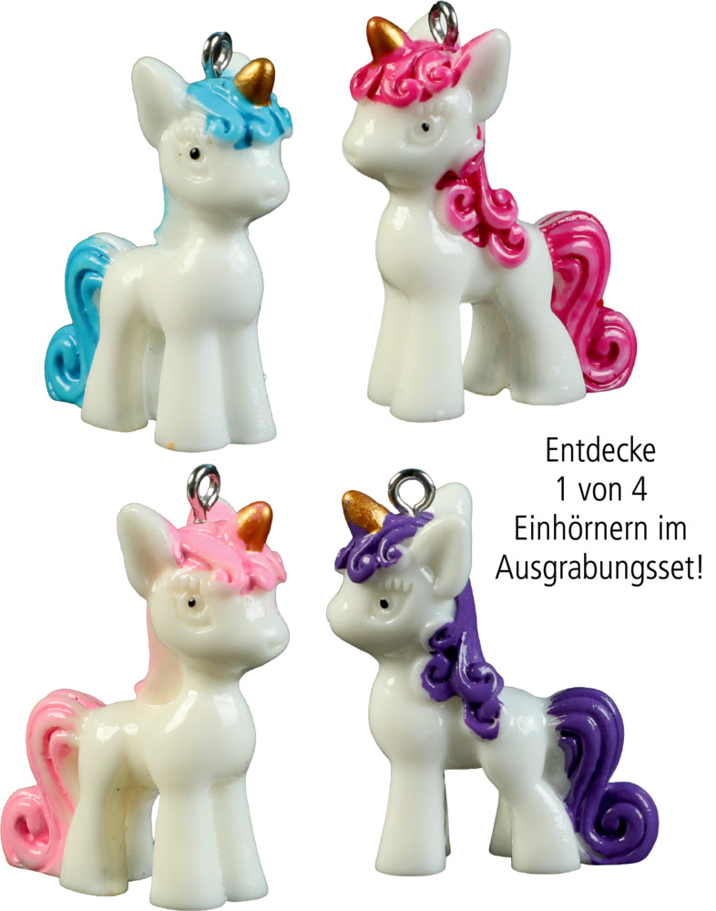 Spiegelburg Mini Ausgrabungsset Einhorn – 1 v. 4 zuf.