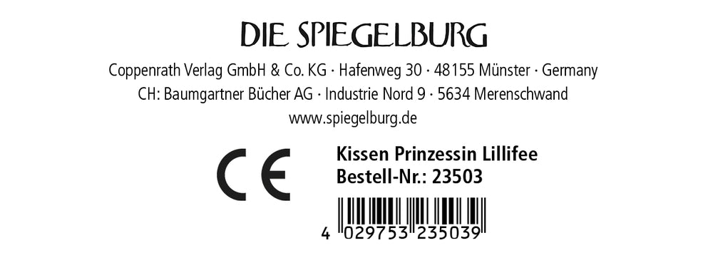 Spiegelburg Kissen Blumenform Prinzessin Lillifee 50cm