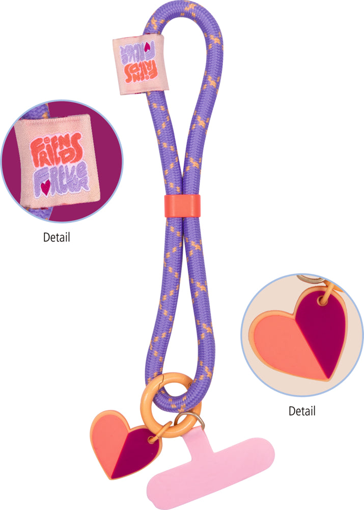 Handykordel Friends Forever – 1 von 2 Designs, zufällig