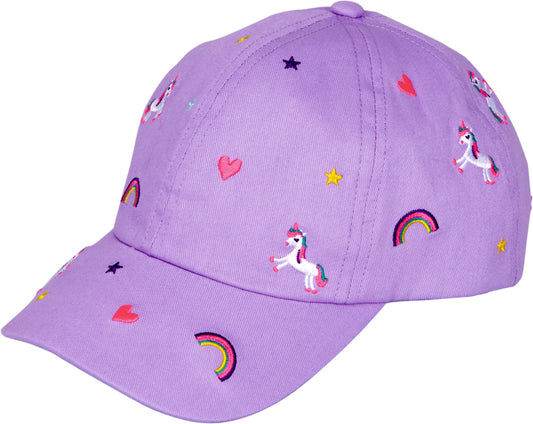 Kinder-Cap Einhorn-Paradies – Stickerei, verstellbar, 3–6 J.