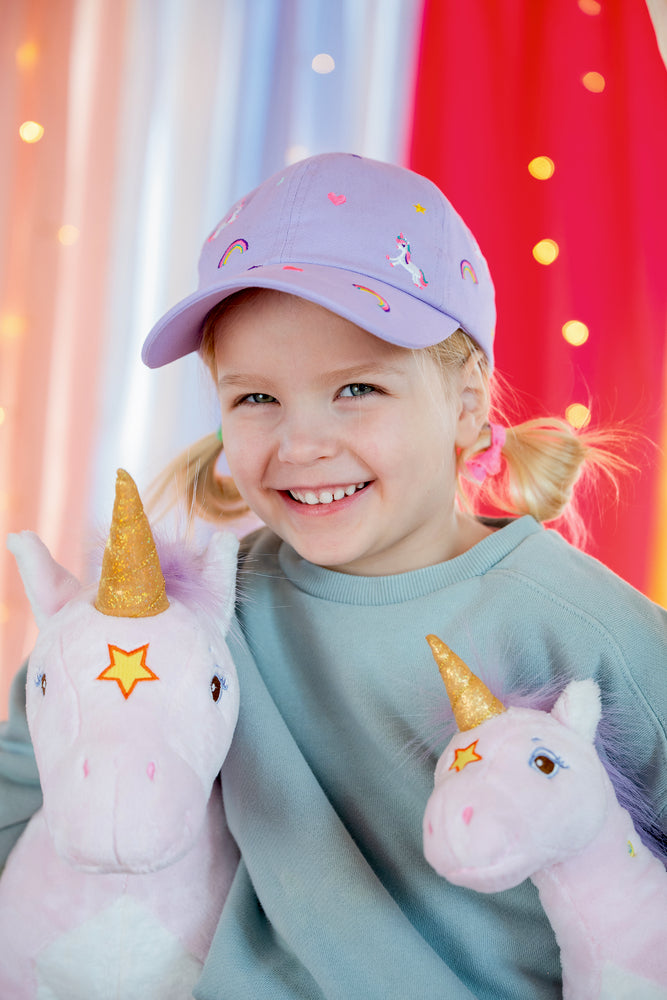 Kinder-Cap Einhorn-Paradies – Stickerei, verstellbar, 3–6 J.