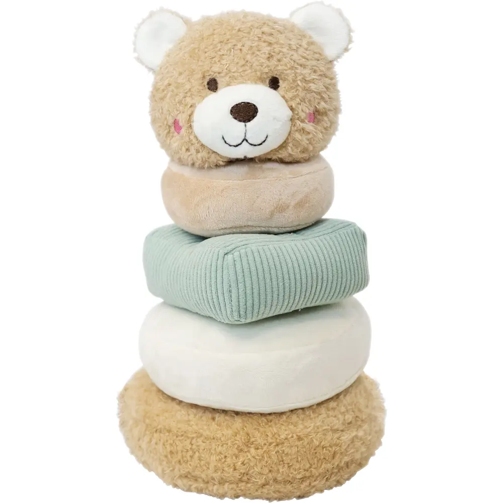 SpielMaus Baby Stapelturm Bär blau, ca. 23 cm