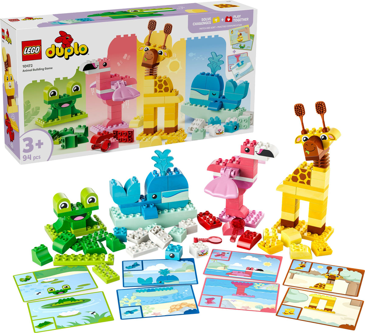 LEGO DUPLO 10472 Wir bauen Tiere – 94 Teile
