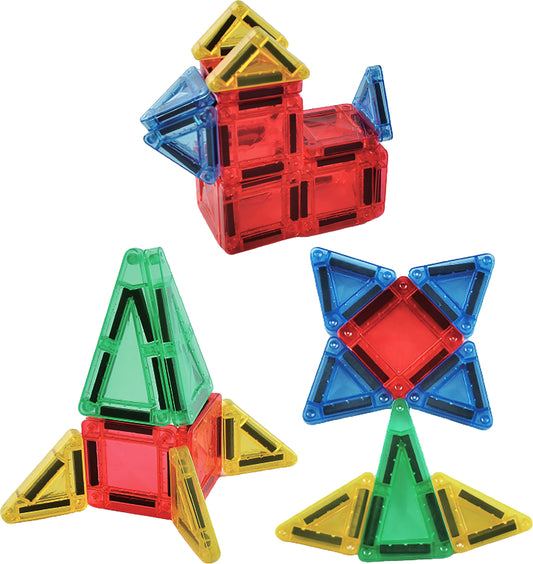 Creathek Magnetkachel-Set, 28-tlg. – Magnetisches Bauen
