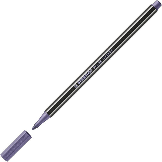 STABILO Pen 68 metallic Filzstift Rosa