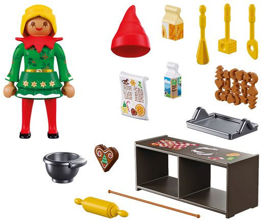 PLAYMOBIL Weihnachtself mit Plätzchen – 20 Teile