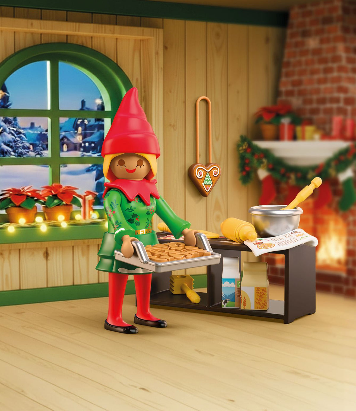 PLAYMOBIL Weihnachtself mit Plätzchen – 20 Teile