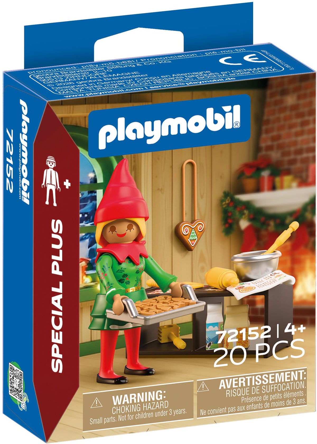 PLAYMOBIL Weihnachtself mit Plätzchen – 20 Teile