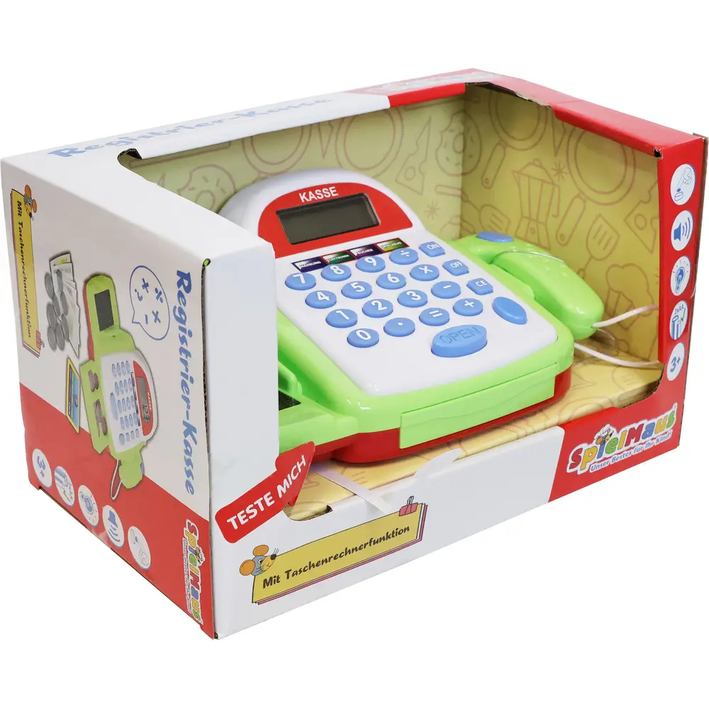 SpielMaus Küche Registrierkasse mit Zubehör