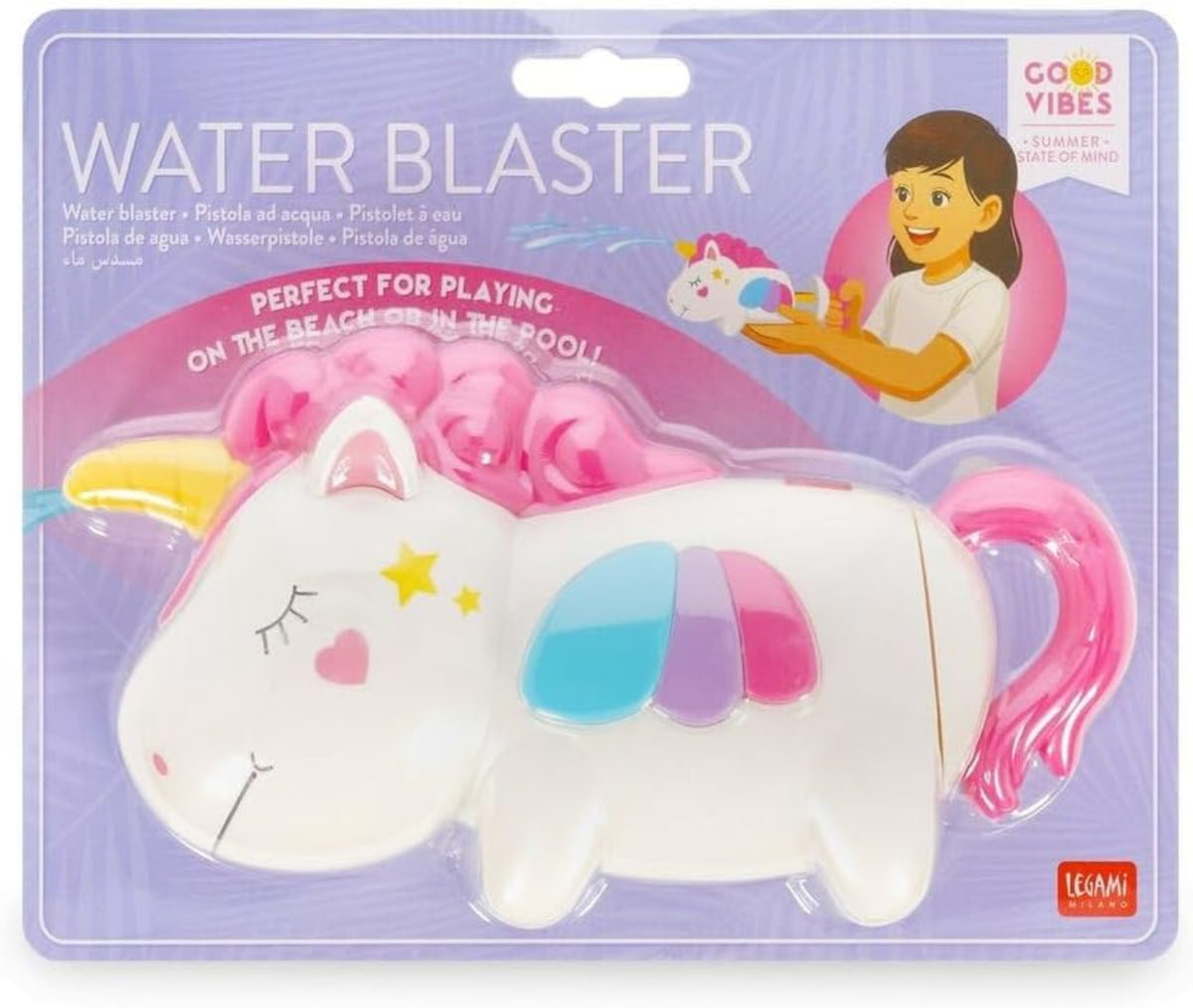 LEGAMI Water Blaster Unicorn Einhorn Wasserpistole