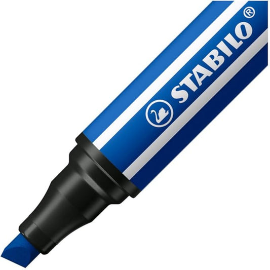 STABILO Pen 68 MAX Filzstift – Farbe: Ultramarinblau